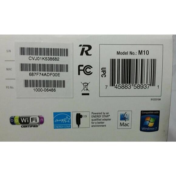 Cisco Valet M10 300 Mbps 4-Port 10/100 Wireless N Router-WORKING TESTED - Picture 8 of 8